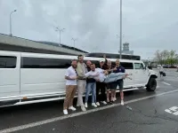 Hummer Airport Pick up with Strip